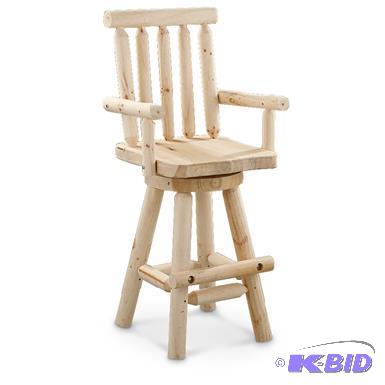 lot F12 image: CASTLECREEK Log Bar Stool