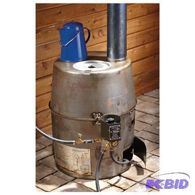 lot F19 image: U.S. Military Surplus Dual Fuel Stove  Heater