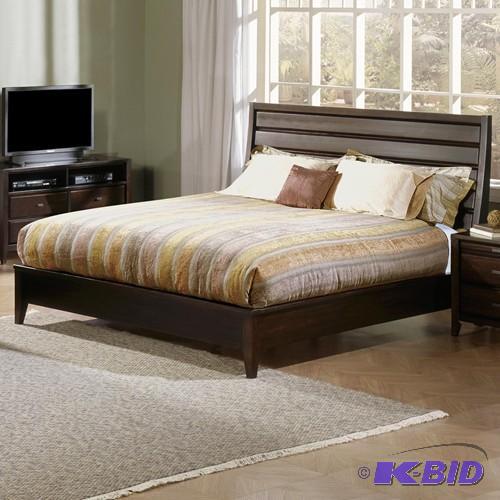 lot Z1 image: Casana Morgan Queen Raised Panel Platform Bed