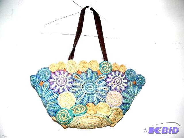 Cappelli straw purse