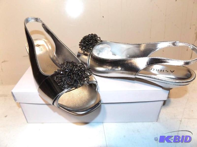Ashro silver sandal size 11