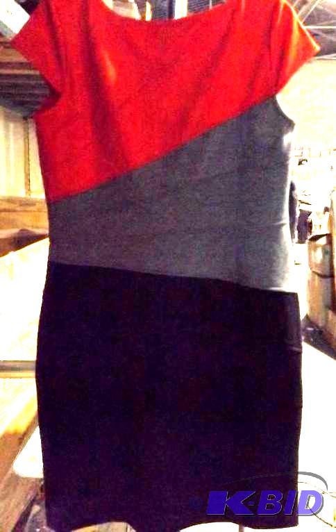 midnight velvet multi color dress size 12