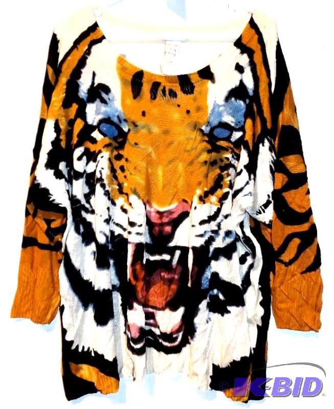 Monroe and main tiger sweater size 2X