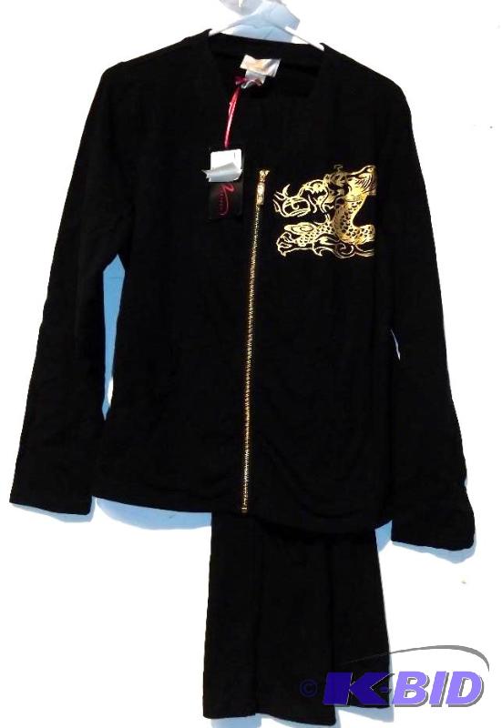 Midnight velvet black jumpsuit size L