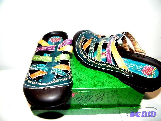 elite sandals multi color size 8