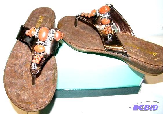 Andiamo bronze sandal Size 8