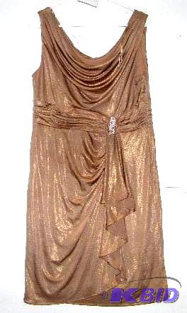 Midnight velvet gold dress size 14