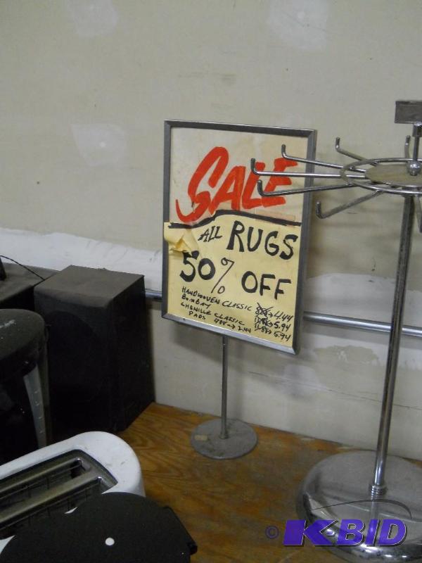 lot 24 image: Chrome Table Top Sign