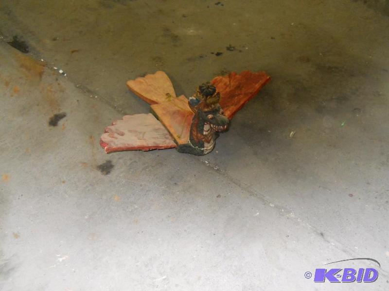 lot 71 image: Hanging Dragon Art Made of Wood