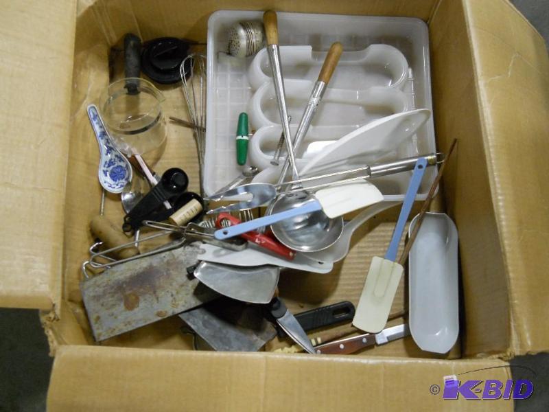 lot 80 image: Box of Kitchen Equipment