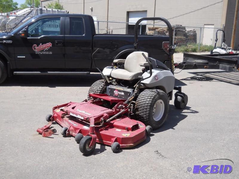 lot 4 image: Exmark Frontrunner Zero Turn Commercial Lawn Mower. 60. 31 HP. NO RESERVE