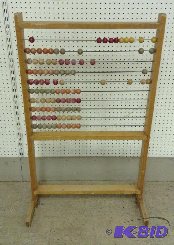 lot 34 image: Vintage Freestanding Abacus