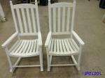 lot 4 image: 2 Patio Rocking Chairs