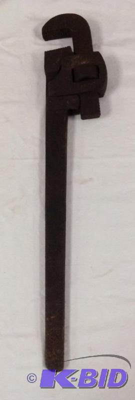 lot 61 image: Large Pipe Wrench