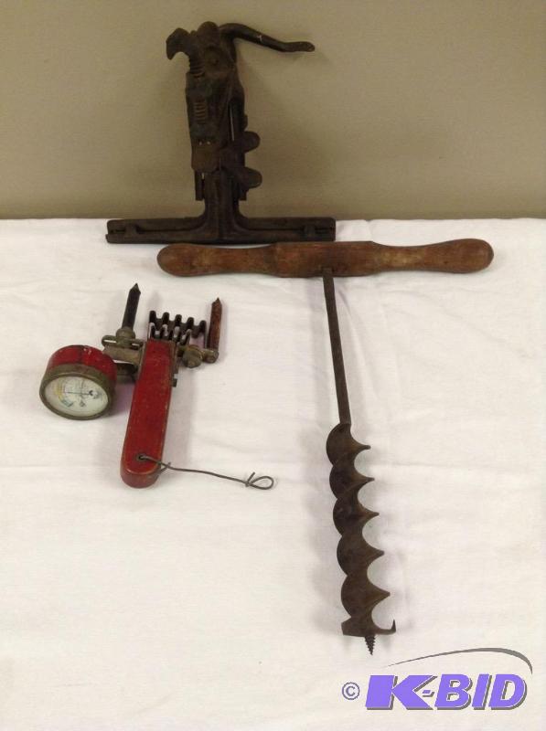 lot 63 image: Unique Lot of Tools