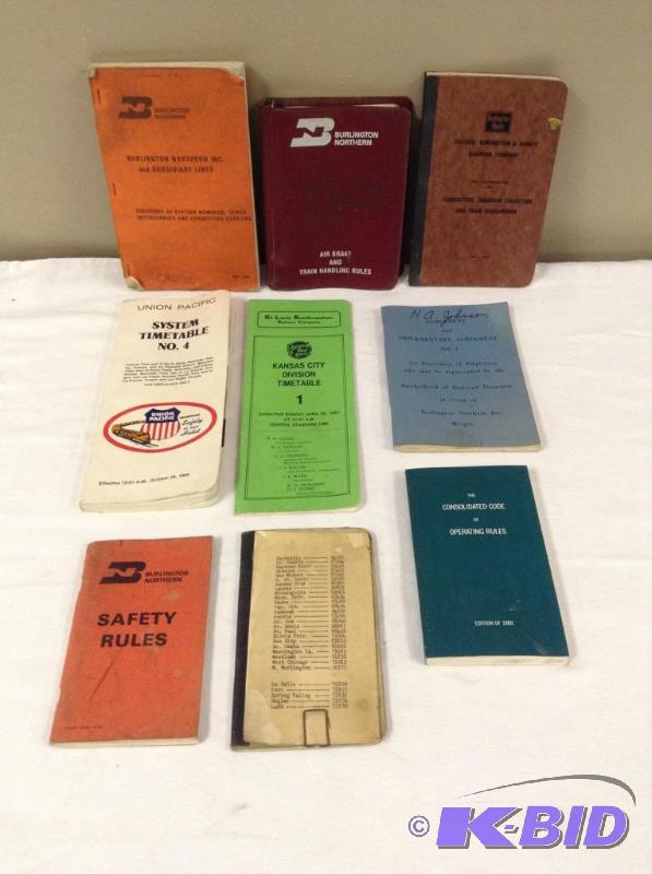 lot 67 image: Assorted Rail Road Booklets