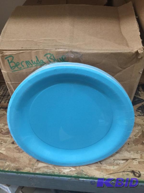 lot 109 image: 10-14 Bermuda Blue Plates