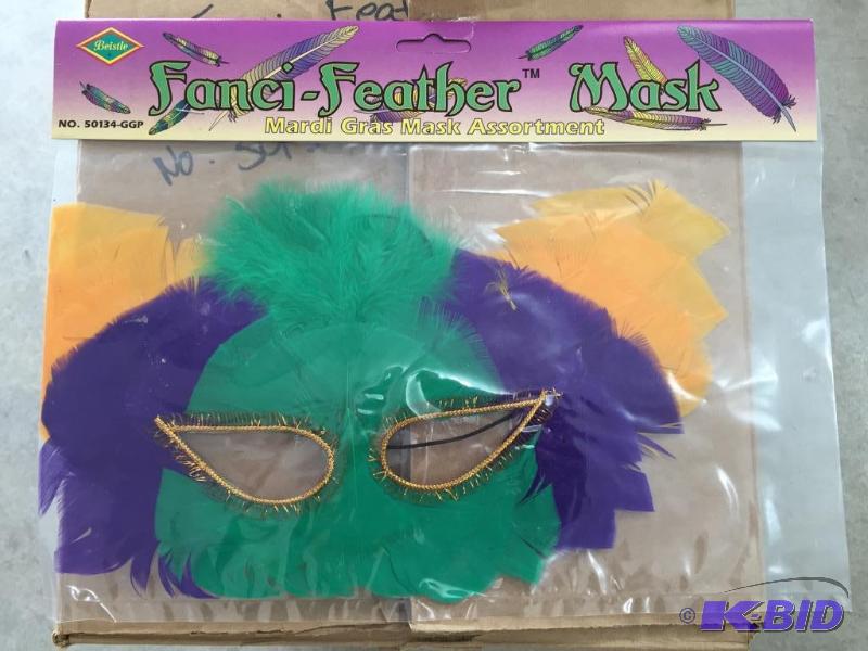 lot 128 image: Mardi-Gras Fancy Masks