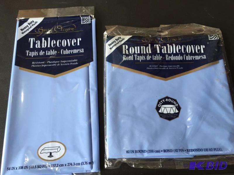 lot 164 image: Periwinkle Table Covers