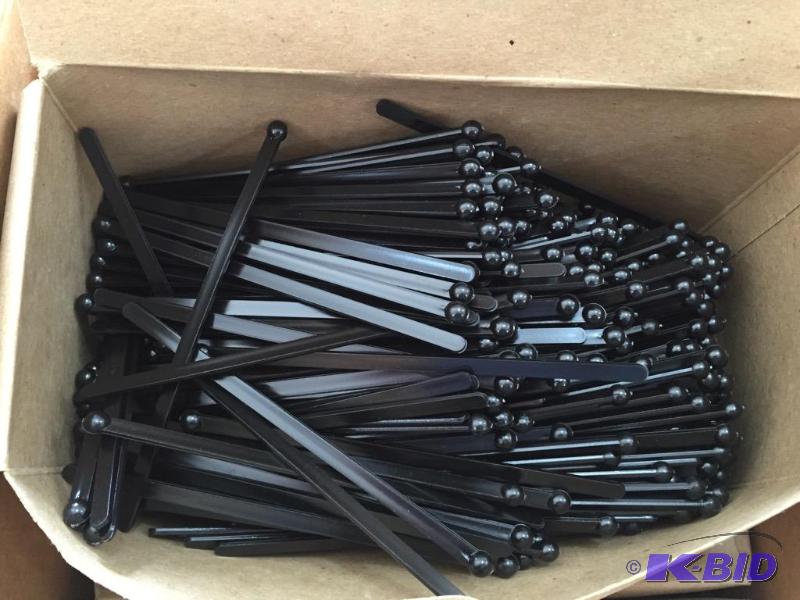 lot 180 image: Black Swizzle Sticks