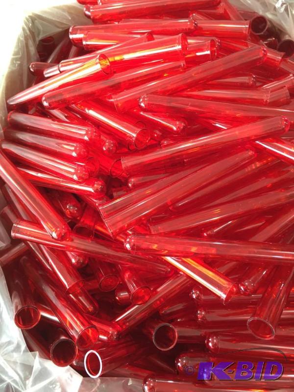 lot 203 image: Red Test Tube Shots