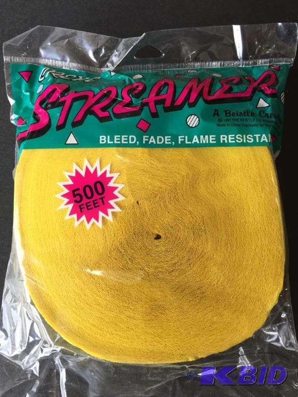 lot 216 image: Canary Yellow  streamers