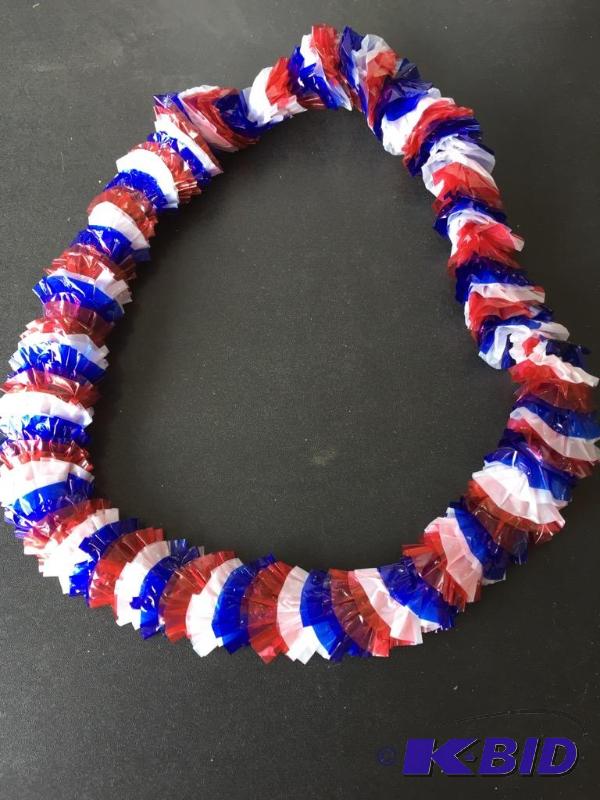 lot 228 image: Red White and Blue Leis