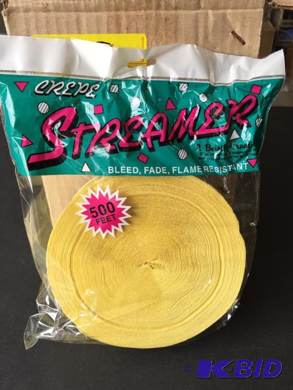 lot 278 image: Yellow Party Streamers