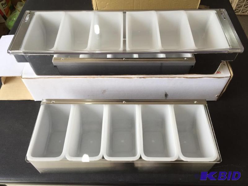 lot 288 image: Covered Condiment Holders
