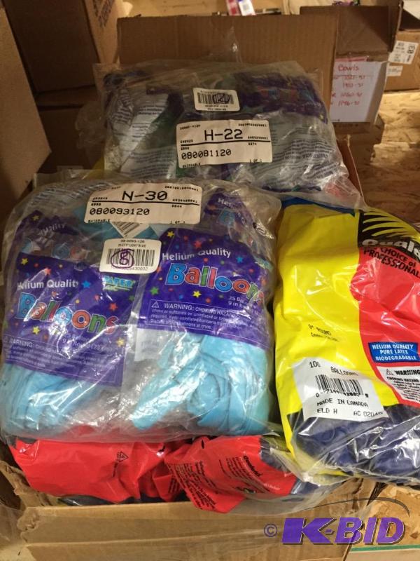 lot 33 image: Large Lot Of New Balloons.