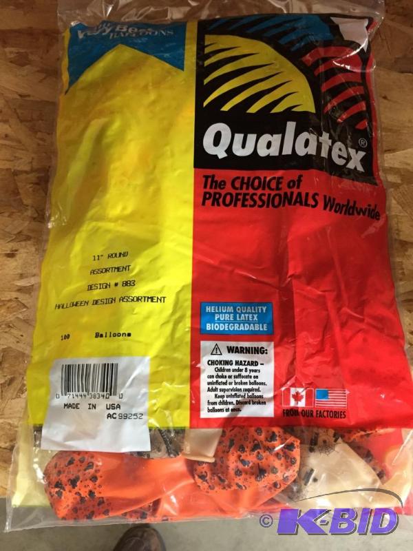 lot 47 image: Assorted Halloween Balloons 11 Round
