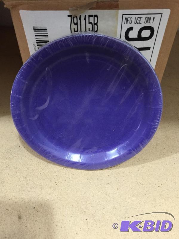 lot 78 image: 6-34 Purple Plates