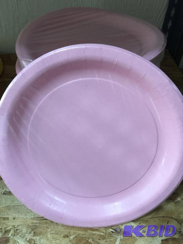 lot 87 image: 10-14 Classic Pink Plates