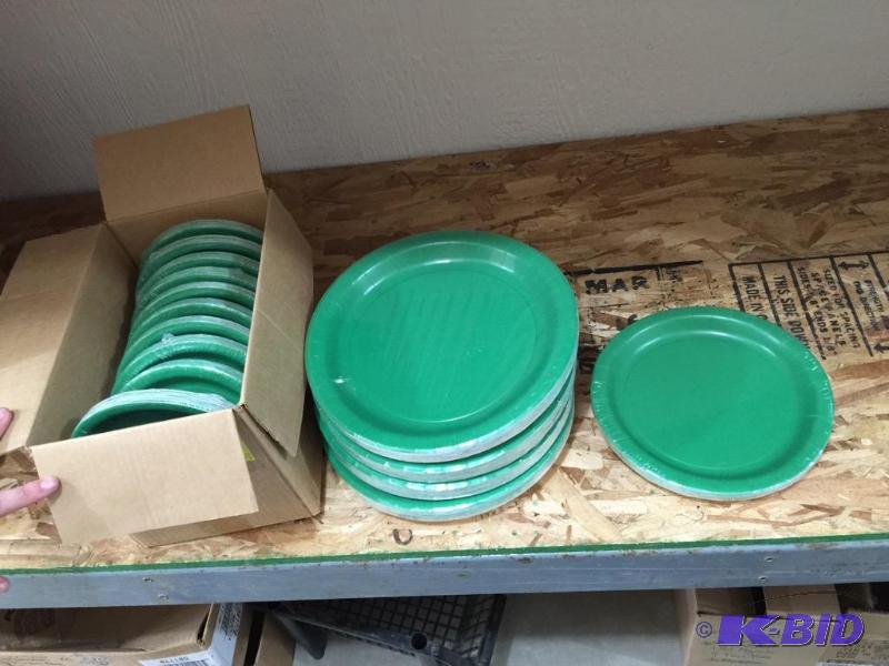 lot 93 image: Emerald Green Plates