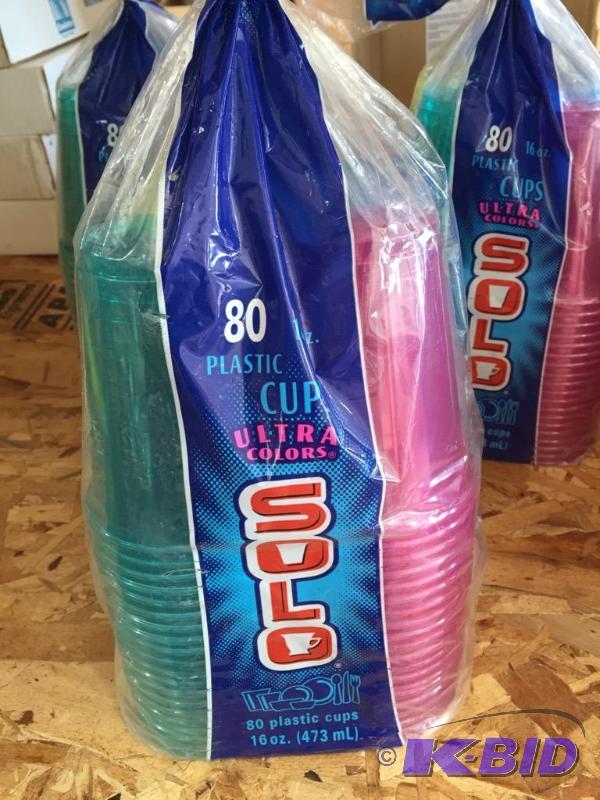 Solo Plastic Cups, 3 oz - 80 cups