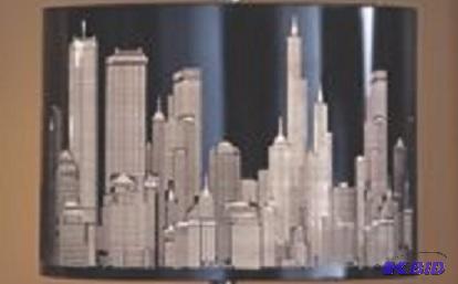 Cityscape Accent Light - 14&quot in diameter...
