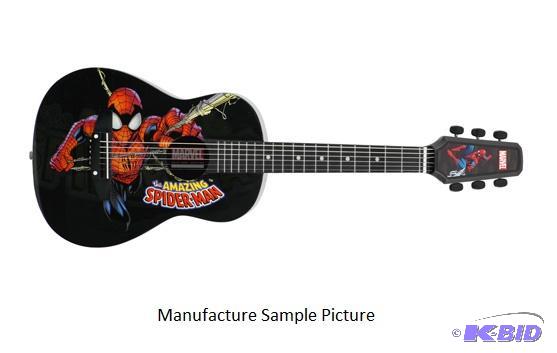 lot 30 image: Spiderman Acoustic Guitar -&nbspYour favorit...