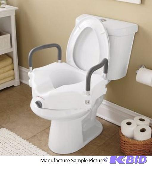 lot 4 image: Drive Raised Toilet Set - Has removable arms ...