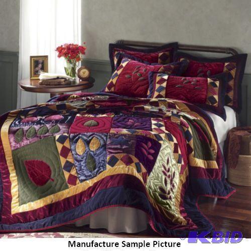 lot 80 image: Velvet Dreams Quilt - King - 100 x 90 Quilt -...