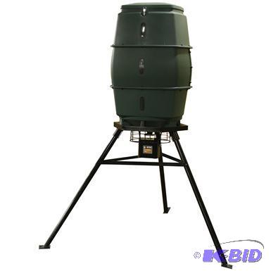 lot J10 image: Hunten Outdoors 70-gallon Short Man Game Feeder