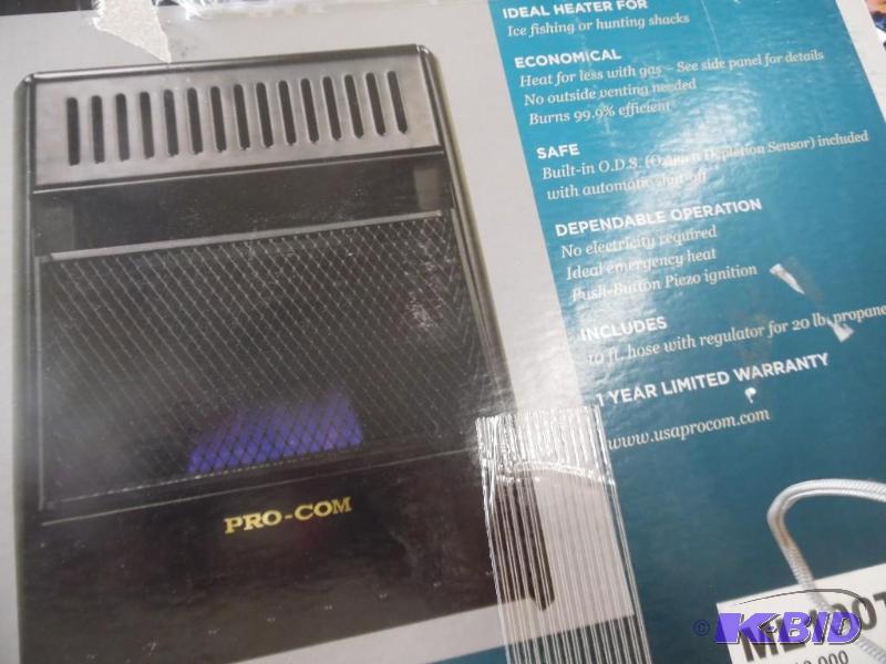lot J31 image: 10,000-BTU Blue Flame Ice House Heater