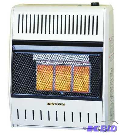 lot J35 image: ProCom Recon Dual Fuel Vent-Free Infrared Heater - 20,000 BTU