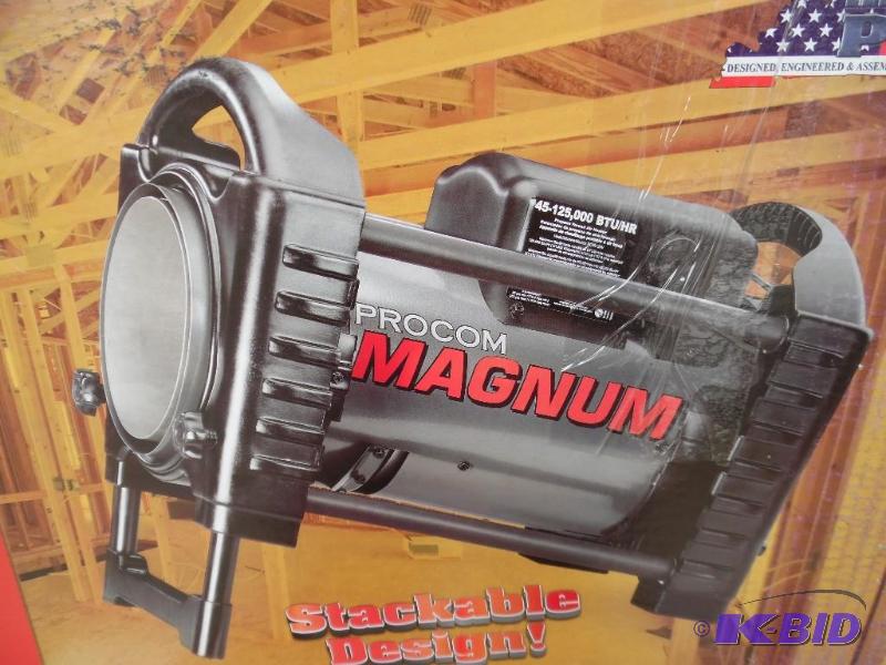 lot J50 image: 125,000 BTU Portable Liquid Propane Forced Air Heater