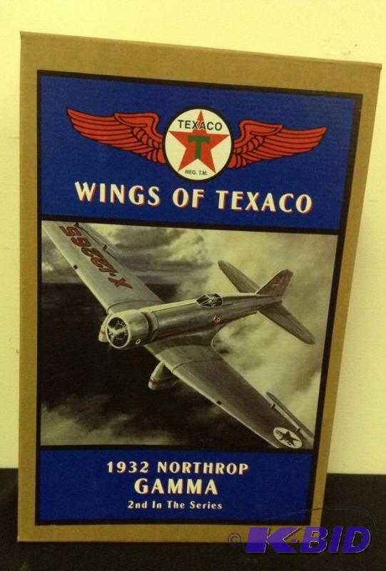 lot 2 image: Wings of Texaco 1932 Northrop Gamma Die Cast