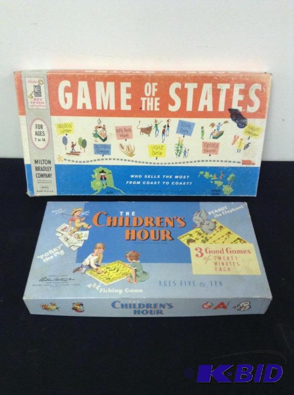 lot 31 image: Vintage Games by Milton Bradley and Parker Bros.