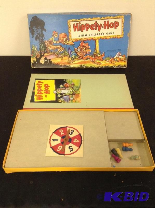 lot 51 image: Vintage Hippety-Hop Board Game