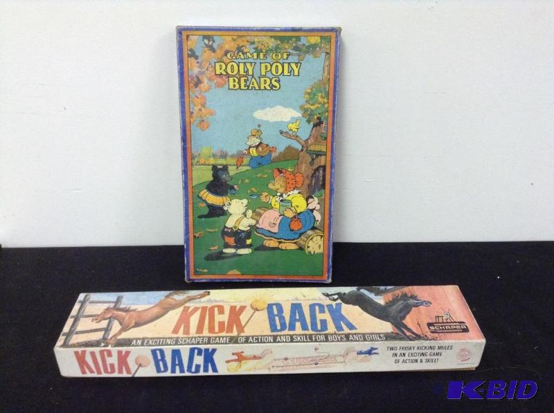 lot 62 image: The Roly Poly Bears Game and Kick Back Action Game