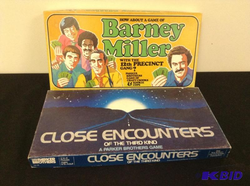 lot 7 image: Pair of Vintage Board Games Barney Miller and Close Encounters...