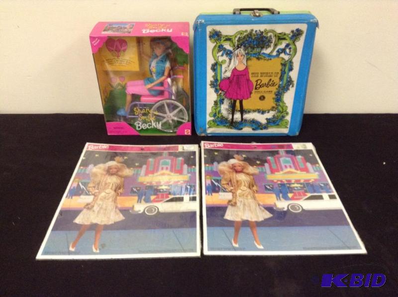 lot 72 image: Mattel Barbie Items and More