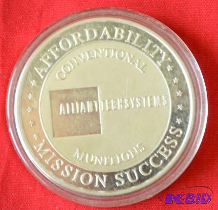 Silver coin Alliant Techsystems conventional ...
